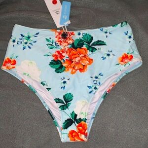 Cupshe NWT floral swim bottoms